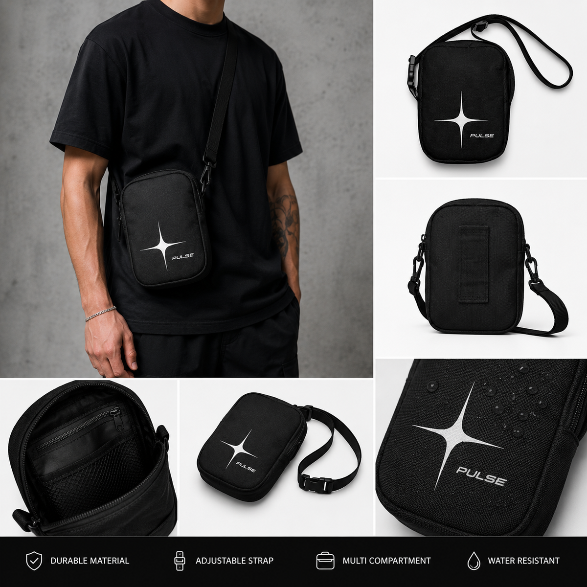 Utility crossbody bag