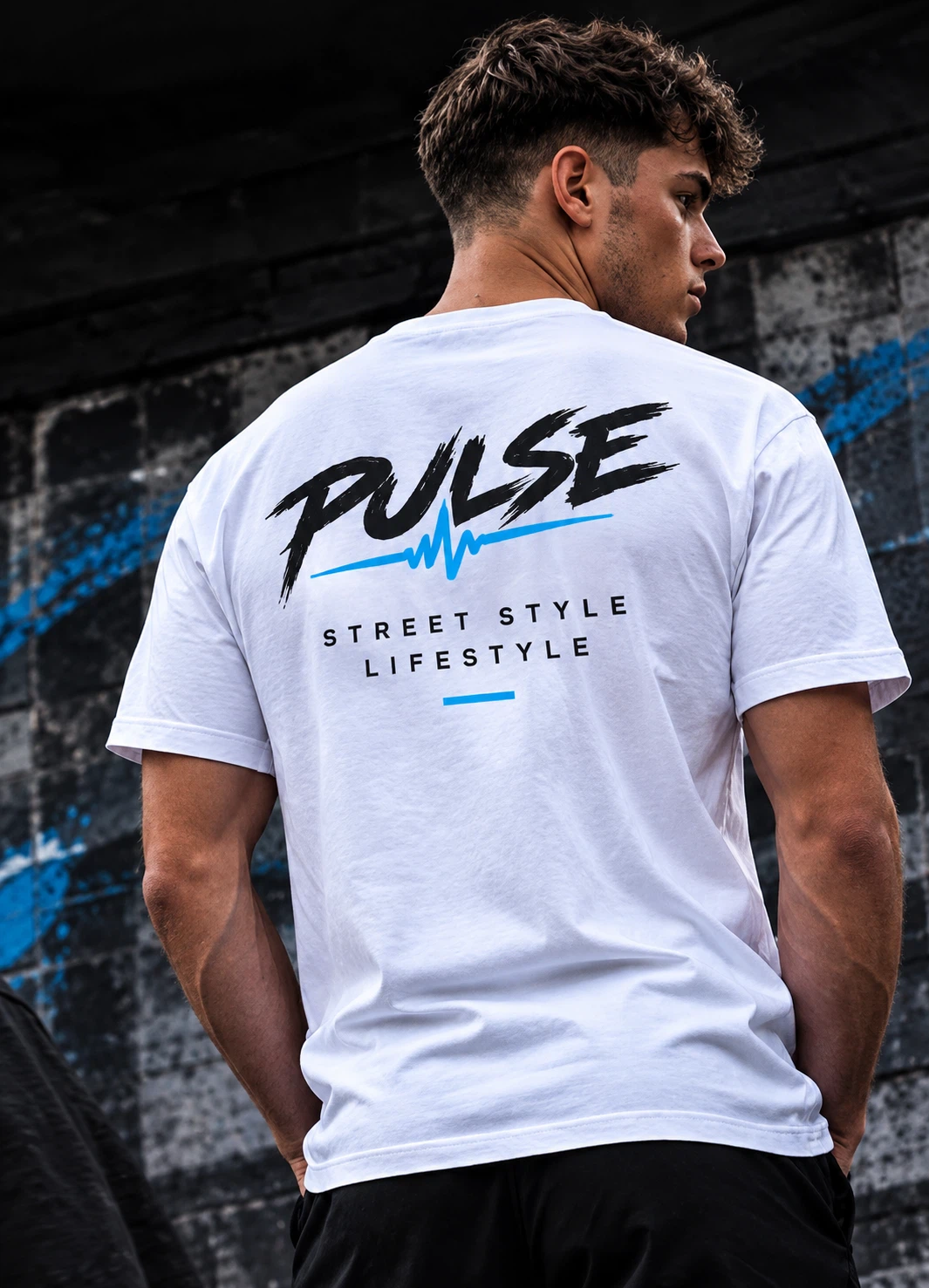 PULSE Short-sleeve unisex street style t-shirt